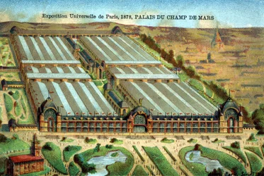 A Palais du Champ de Mars a párizsi egyetemes kiállításon 1878-ban