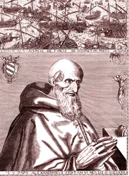 V. Pius pápa szövetséget köt a spanyol és a velencei olasz flottával a törökök ellen az 1571. októberi lepantei csatában.