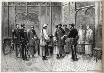 A Tientsin-egyezmény vagy Li-Fournier-egyezmény – Tientsin-egyezmény – Li-Fournier-egyezmény (Li Fournier) – május 11.