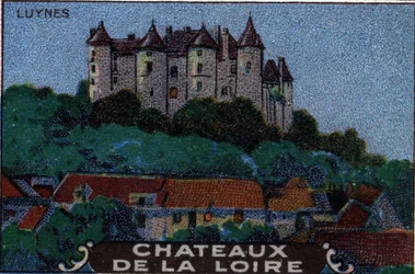 A Loire kastélyai: a Luynes-i kastély, 20. század eleje (kromo)