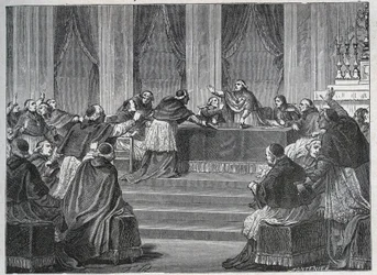 Franciaország és Itália papsága 1811. június 9-én Párizsban gyűlt össze a francia nemzeti zsinat ülésére, amelyen Fesch bíboros (1763-1839) elnökölt.