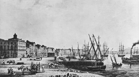 A bordeaux-i rakpartok 1833-ban