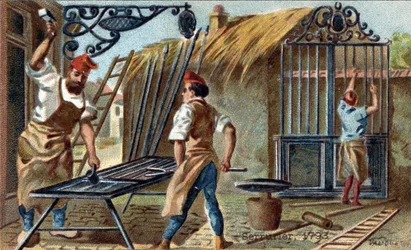 A lakatos szakma 1793-ban.