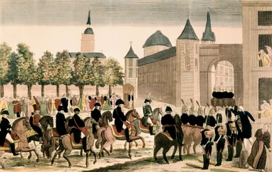 Napóleon csapatainak diadalmas bevonulása Madridba, 1808. december 4
