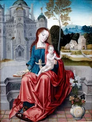 Szűz és gyermek, Részlet, 1520-30