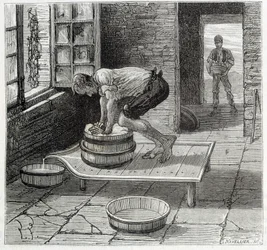 A Tomme munkája egy auvergne-i sajtkészítőtől – Louis Figuier „Az ipar csodái” c.