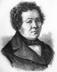 Adolphe Crémieux (1796-1880) francia politikus portréja.