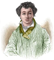 Christian Johann Heinrich Heine (1797-1856) német költő és újságíró portréja.