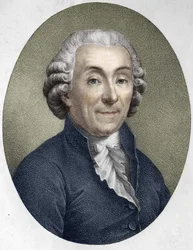 Gabriel Bonnot de Mably portréja. Francia moralista, történész és közgazdász (1709-1785).