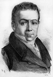 Gabriel Julien Ouvrard portréja. francia pénzügyi 1770-1846).