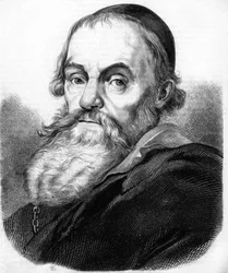 Hendrick Goltzius portréja. holland festő és metsző (M¿hlbracht