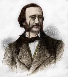 Jacques Offenbach (1819-1880) német zeneszerző, honosított francia portréja.