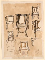 Rajz, székek, 1780-1790