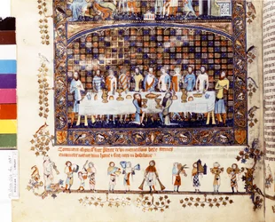 Sándor útja az Édenkertbe, 1400 körül (miniatúra)