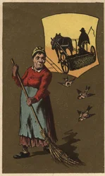 Névtelen kromolitográfia, 19. század vége.