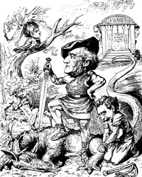 Richard Wagner karikatúrája