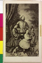 I. Ferenc József osztrák császár családjával