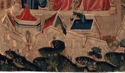 Saint Piat és Saint Eleuthère története, 9. jelenet Saint-Éleuthère-t megerősítik Tournai püspökeként (Au boin saint l