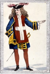 Málta lovagja. Gravírozás sd. 18. század.