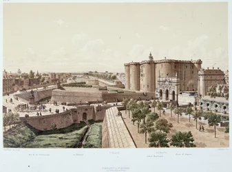 A Bastille 1740-ben (börtön) - „Párizsban a korokon át”, 19. század vége