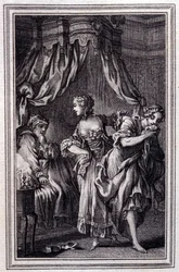 La Chageure des trois commerces- in ""Mesék és novellák versben"" Jean La Fontaine. 1762.