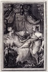 A szerelmes udvarhölgy – Jean La Fontaine „Mesék és novellák versben” című kötetében. 1762.
