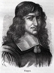 Nicolas Fouquet (1615-1680), francia államférfi. Metszet a „” L
