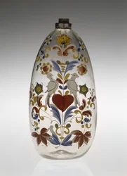 Ápolási vagy gyógyszeres üveg, c. 1750-1800 (üveg)