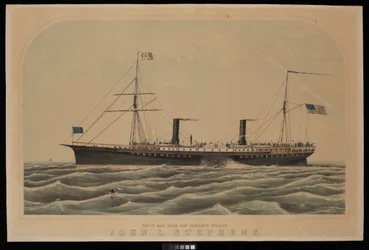 A Pacific Mail Steam Ship Company John L Stephens nevű gőzhajója