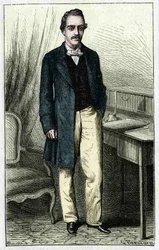 Paul du Chaillu (1837-1903), Egyenlítői Afrika francia felfedezője.
