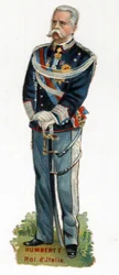 Humbert I. portré (Umberto I