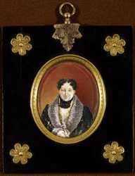 Charles Louis (Charles-Louis) Didelot (1767-1837) balettmester portréja. Névtelen mű, olaj kartonon, kb. 1820. 19. századi portré, klasszicizmus. Állami Színház- és Zeneművészeti Múzeum, Szentpétervár