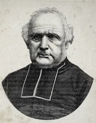 Peyramale püspök, lourdes-i pap (1811-1877) portréja – a „” Les Contemporains”-ban”, n.d. század vége.