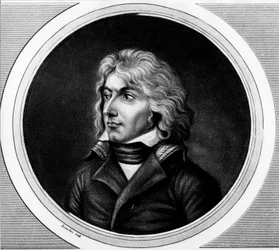 Charles Jean - Baptiste Bernadotte (1763-1844), francia marechal, XIV. Károly svéd és norvég király portréja. metszet „” A francia forradalom történelmi festményeinek teljes gyűjteménye, három kötetben.” 1804.