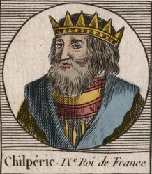 Chilperic I portréja