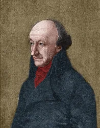 Christoph Martin Wieland (1733-1813) német költő, műfordító és szerkesztő portréja.