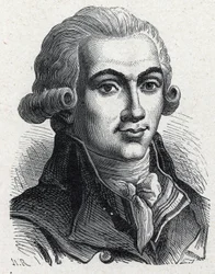 Elie Guadet (1758-1794), francia forradalmár portréja.