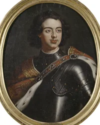 I. Nagy Péter császár (1672-1725) portréja, Anonymous. Olajfestmény. Mérete: 77x61 cm. Nemzeti Múzeum Stockholm