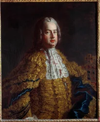 III. Francois (1708-1765) Ausztriai Mária Terézia menyasszonyának portréja A 18. századi Nancy, Musee historique lorrain névtelen festménye - III. Francois (1708-1765), az osztrák Mária Terézia férjének portréja. Névtelen festmény - 18. század. Szia