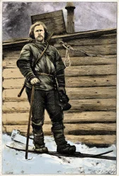 Fridtjof Nansen (1861-1930), norvég felfedező portréja 1896-ban