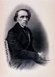 Giacomo Meyerbeer portréja (metszet)