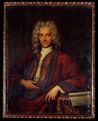 Johann Joseph Fux osztrák zeneszerző, zeneteoretikus és pedagógus portréja (festmény