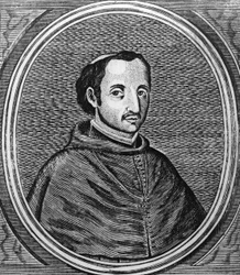 Juan de Palafox y Mendoza (Palafox János) (1600-1659) Los Angeles-i Puebla (Mexikó), majd Osma (Spanyolország) püspökének portréja.