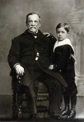 Louis Pasteur (1822-1895) és unokája, Louis Pasteur Vallery portréja – Radot 1893-ban.