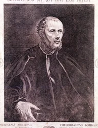 Philipp Aureolus Theophrastus Bombast von Hohenheim Paracelsus portréja
