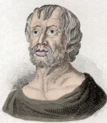 Lucius Annaeus Seneca (Kr. e. 4-65 JC), a sztoikus iskola filozófusa, drámaíró és római államférfi portréja.