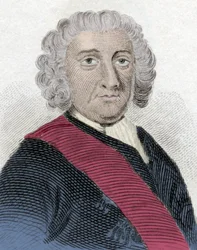 Sir Peter Warren (1703-1752) angol admirális portréja.