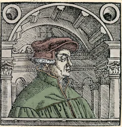 Ulrich Zwingli (1484-1531), svájci vallási reformátor portréja.