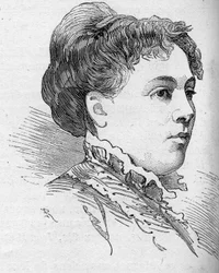 Zelia Provost Ponsin (Provost-Ponsin), francia komikus, a Comedie Francaise tagja 1860-tól 1880-ig portréja. Metszet a „” Le Monde Illustré”” n¡1168-ban, 1879. augusztus 16..
