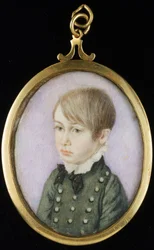 Fiatal fiú portréja, korábban Horatio Nelsonnak hitték, 1810 körül (akvarell, elefántcsont, papír)